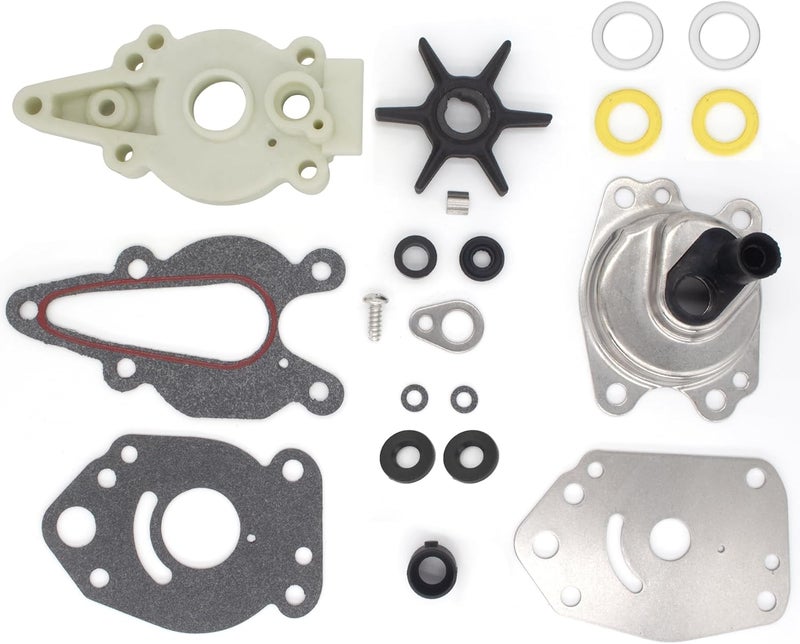 QUICKMARINER QuickMarine 42040A5 Water Pump Impeller Repair Kit for Mercury Marine 6-15 HP Outboard Motors Replacement 46-42089A4 46-42089A5 Sierra 18-3149 Boat Engine - Image 5